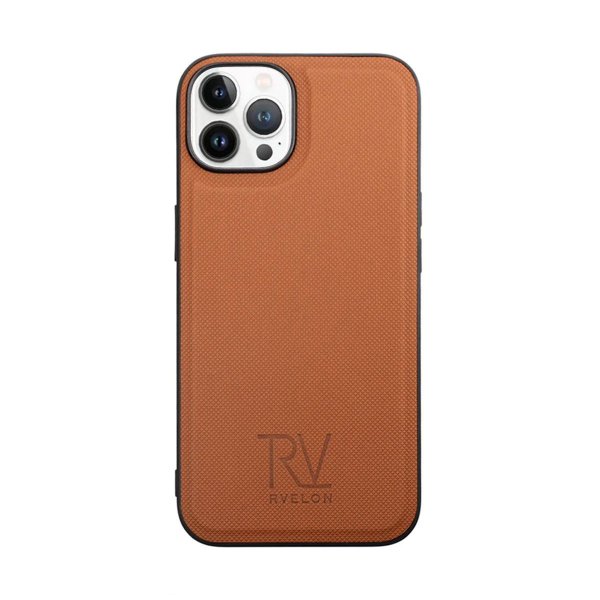 Rvelon iPhone 14 Pro -suojakuori magneettisella irrotettavalla kannella, ruskea