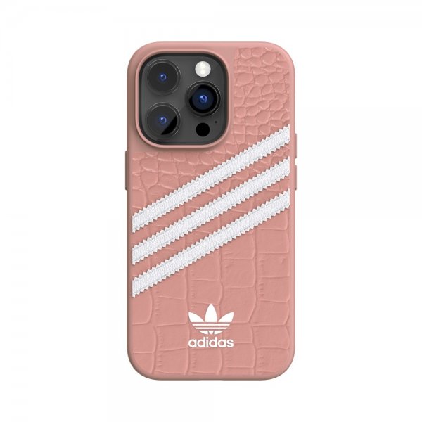 Adidas iPhone 14 Pro Kuoret 3 Stripes Snap Case Alligator Pink