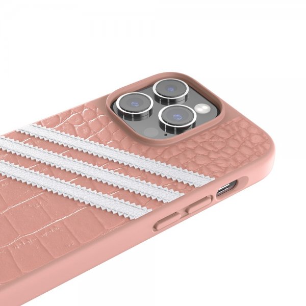 Adidas iPhone 14 Pro Kuoret 3 Stripes Snap Case Alligator Pink
