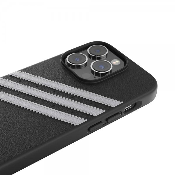 Adidas iPhone 14 Pro Kuori 3 Stripes Snap Case Musta Valkoinen