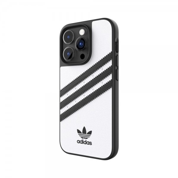 Adidas iPhone 14 Pro Kuoret 3 Stripes Snap Case Valkoinen Musta