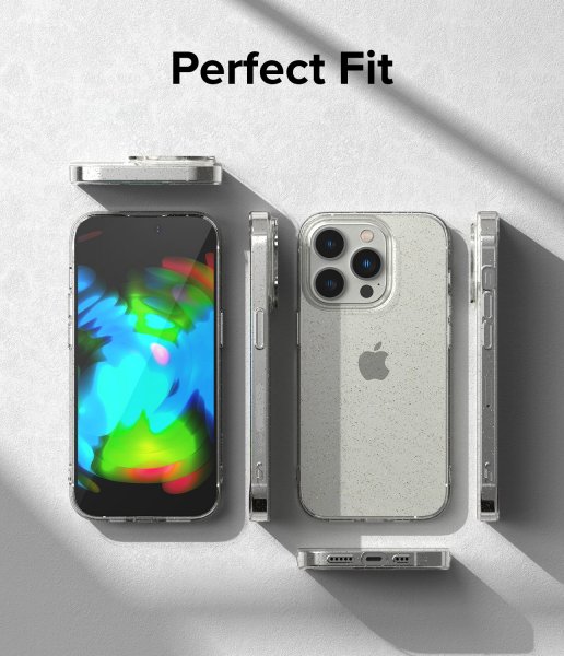 Ringke iPhone 14 Pro Air Glitter -suojakuori läpinäkyvä