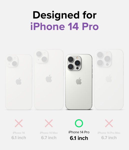 Ringke iPhone 14 Pro Air Glitter -suojakuori läpinäkyvä