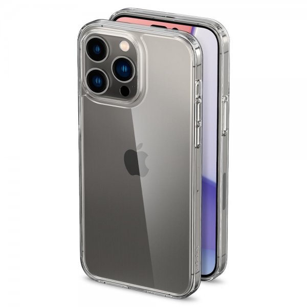 Spigen iPhone 14 Pro AirSkin Hybrid Crystal Clear -kuori