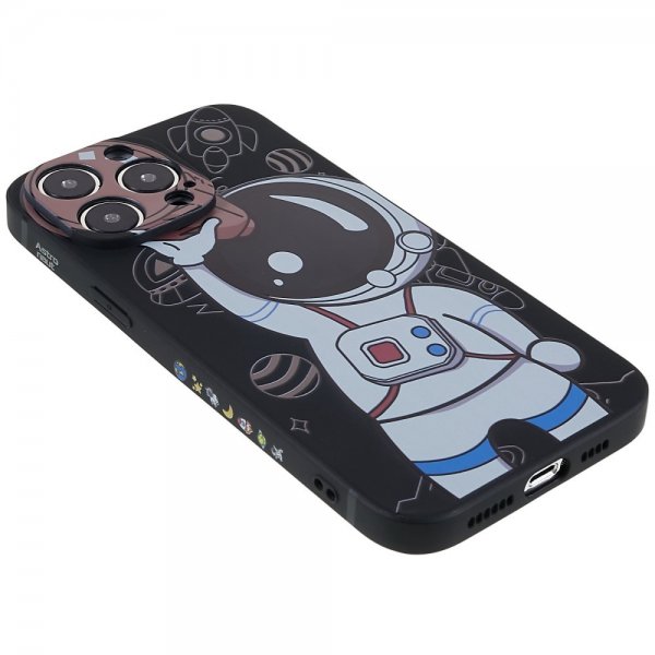 iPhone 14 Pro Kuoret Astronautti Musta Ruskea