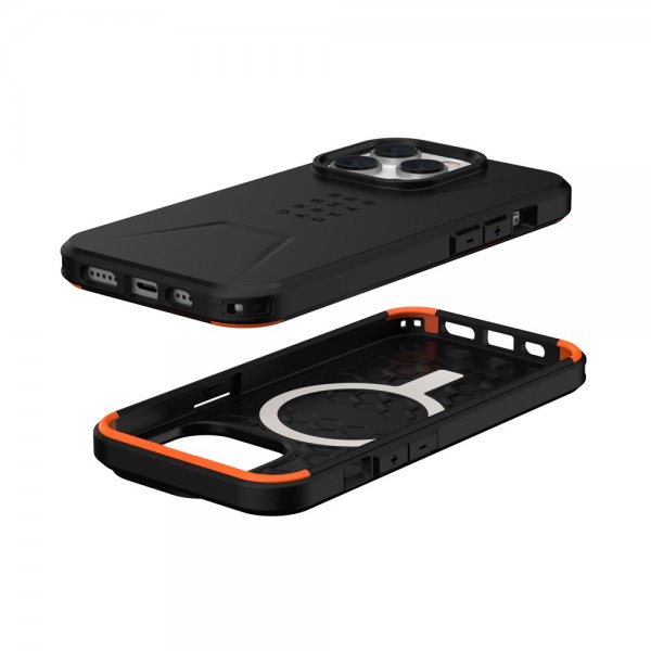 Urban Armor Gear (UAG) iPhone 14 Pro -suojakuori Civilian MagSafe, musta