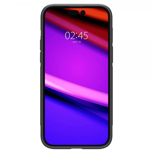 Spigen iPhone 14 Pro Cryo Armor -kuori, mattamusta