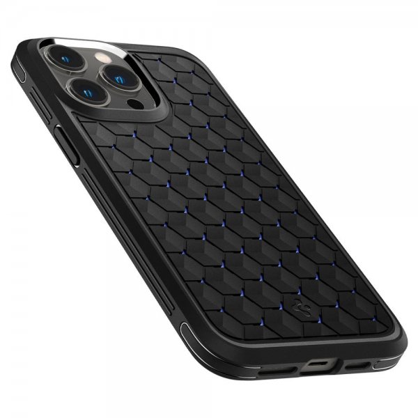 Spigen iPhone 14 Pro Cryo Armor -kuori, mattamusta