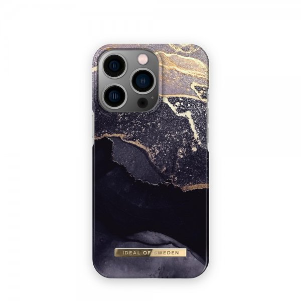 Ideal of Sweden iPhone 14 Pro -suojakuori Fashion Case MagSafe Golden Twilight Marble