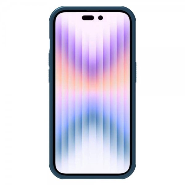Nillkin iPhone 14 Pro Kuori Frosted Shield Pro MagSafe Sininen