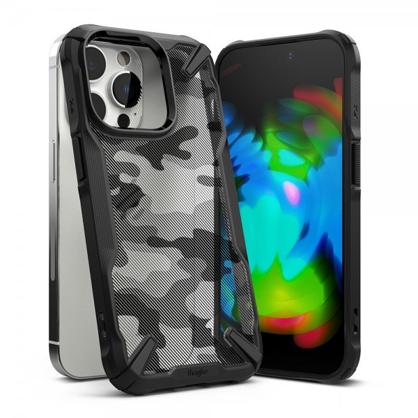 Ringke iPhone 14 Pro -kuori Fusion X Camo Black