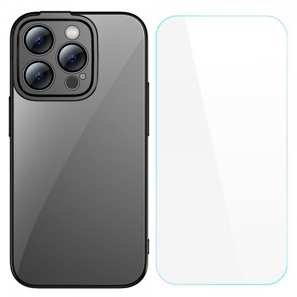 Baseus iPhone 14 Pro Kuori Glitter Series Musta