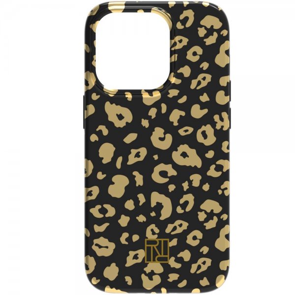 Richmond & Finch iPhone 14 Pro Kuori Gold Leopard