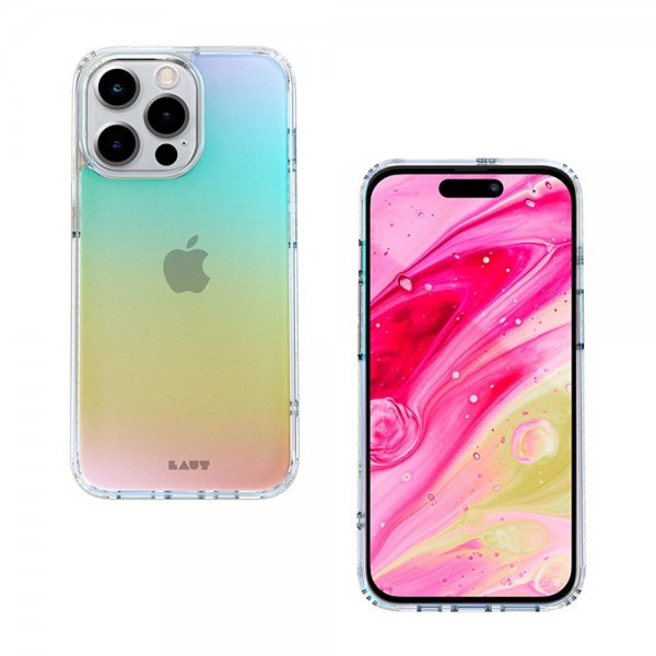 LAUT iPhone 14 Pro Kuori Holo Pearl