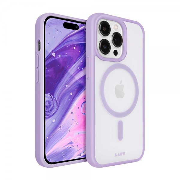 LAUT iPhone 14 Pro -kuori Huex Protect MagSafe Lavender