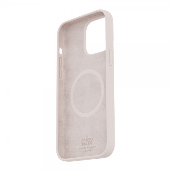 Puro iPhone 14 Pro -kuori ICON Mag Pink