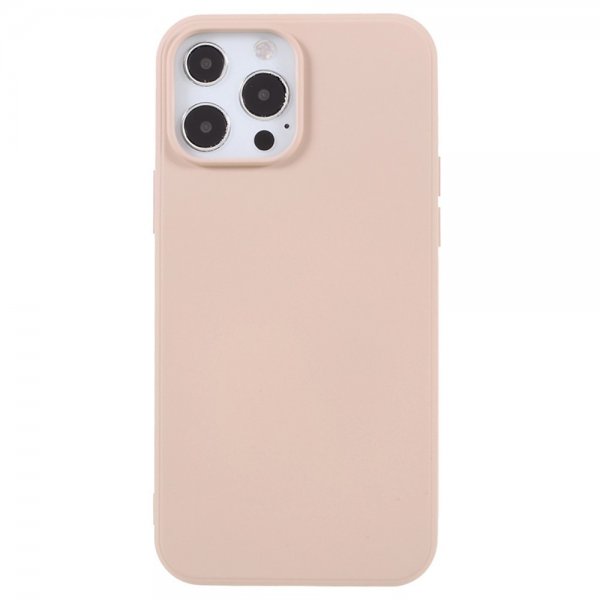 X-Level iPhone 14 Pro -suojakuori, nestemäinen silikoni, beige