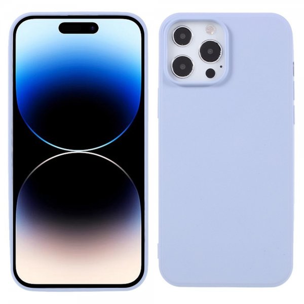 X-Level iPhone 14 Pro Kuori Liquid Silicone Violetti