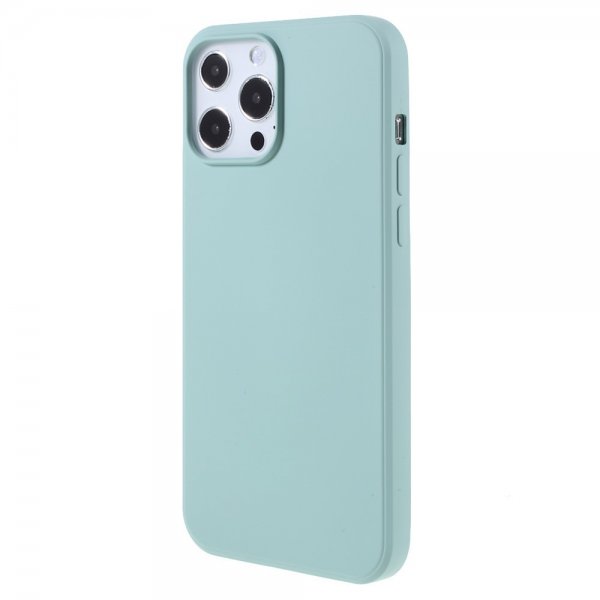 X-Level iPhone 14 Pro Kuori Liquid Silicone Turkoosi