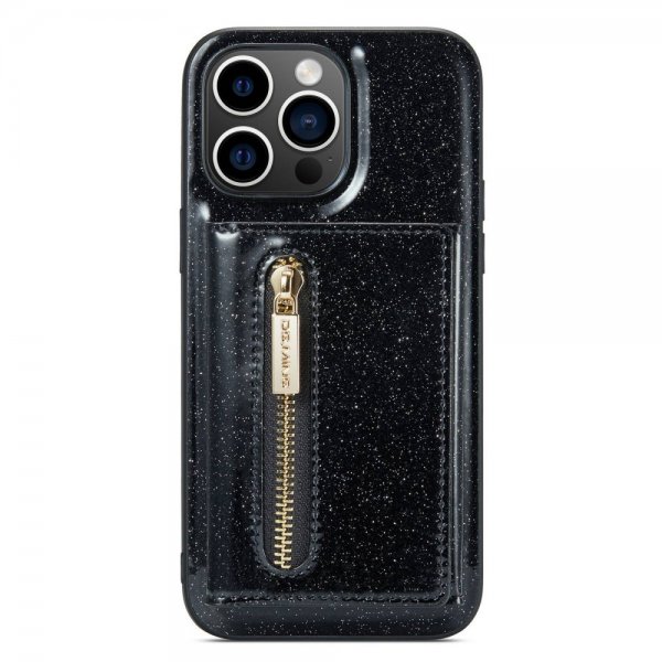 Dg.Ming iPhone 14 Pro -suojakuori M3 Series irrotettavalla korttipidikkeellä, musta
