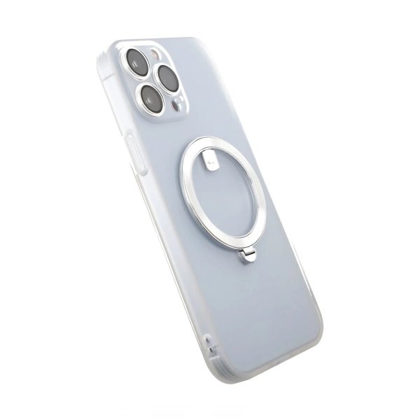 Rvelon iPhone 14 Pro -kuori MagSafe-renkaalla, valkoinen
