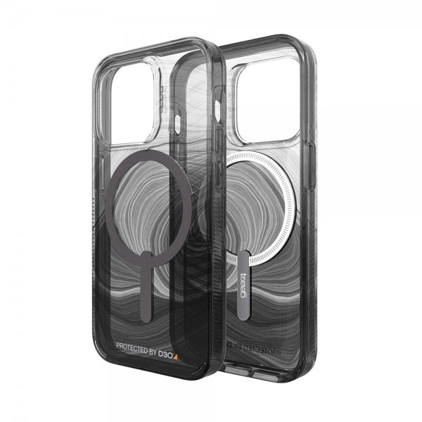 Gear4 iPhone 14 Pro -suojakuori Milan Snap Black Swirl