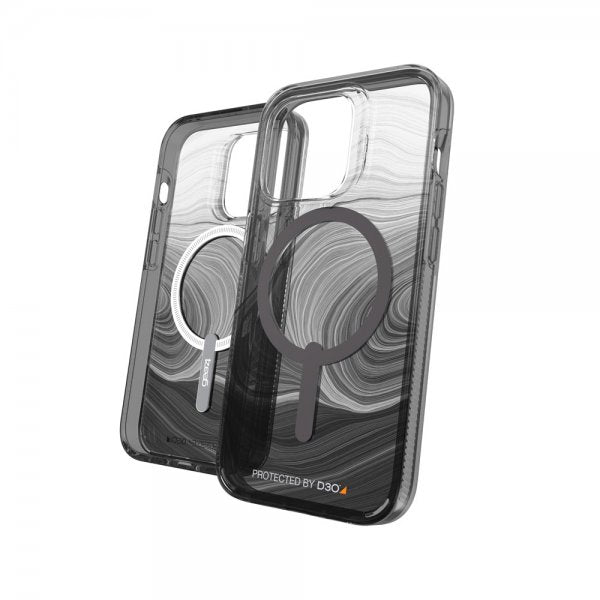 Gear4 iPhone 14 Pro -suojakuori Milan Snap Black Swirl