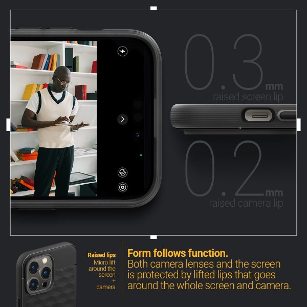 Caseology iPhone 14 Pro -suojakuori Parallax Mag Matte Black