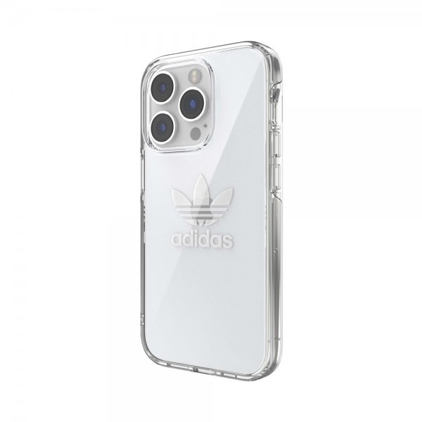 Adidas iPhone 14 Pro -suojakuori, kirkas, läpinäkyvä
