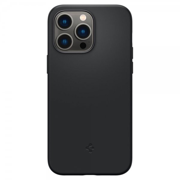 Spigen iPhone 14 Pro Suojakuori Silicone Fit MagFit Musta