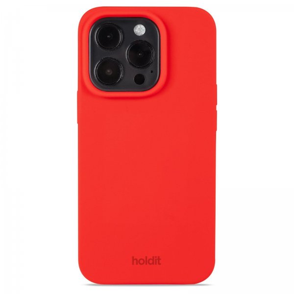 holdit iPhone 14 Pro Silikonikuori Chili Red