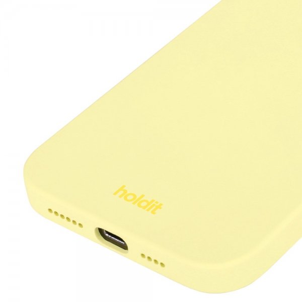 Holdit iPhone 14 Pro Silikonikuori Lemonade