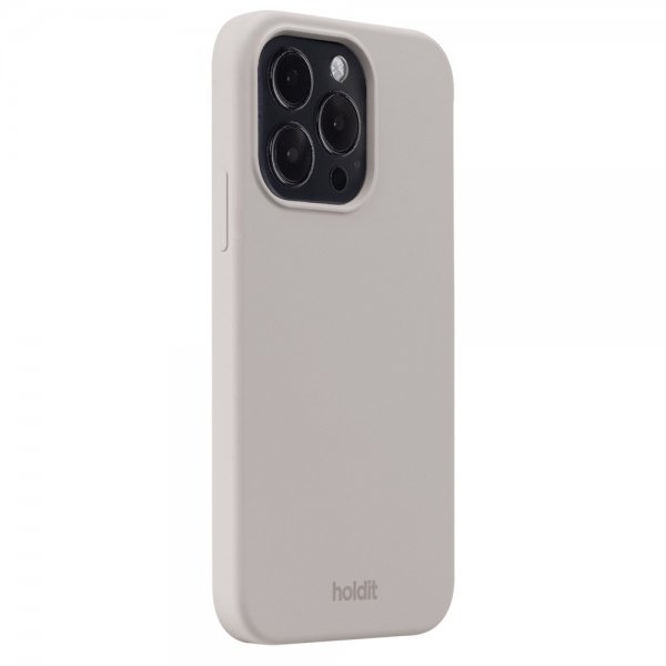 holdit iPhone 14 Pro -silikonikuori, taupe