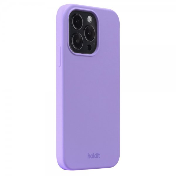 Holdit iPhone 14 Pro Silikonikuori Violetti