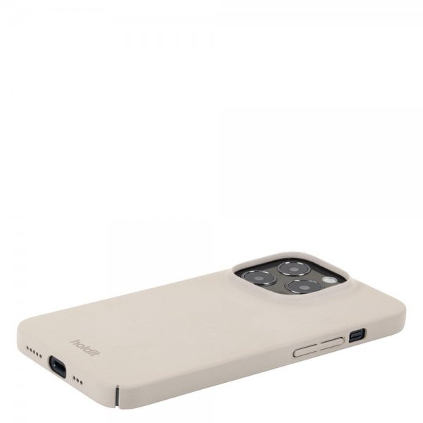 holdit iPhone 14 Pro Kuori Slim Case Light Beige