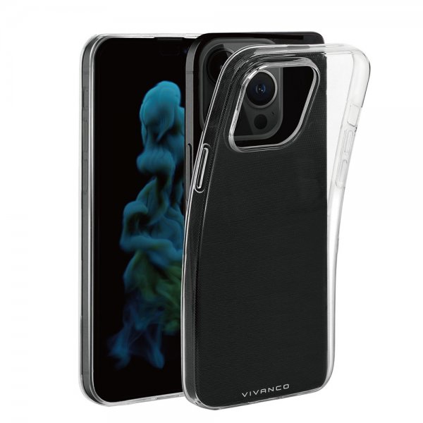 Vivanco iPhone 14 Pro Kuori Slim TPU Läpinäkyvä