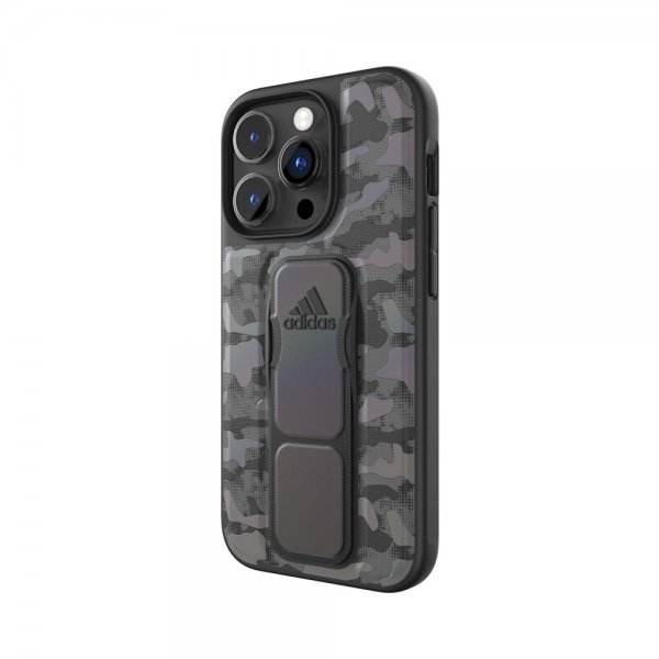 Adidas iPhone 14 Pro Kuori SP Grip Case Camo Musta