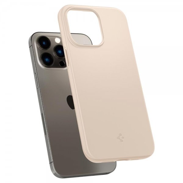 Spigen iPhone 14 Pro Thin Fit hiekka beige