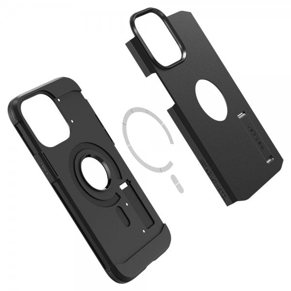 Spigen iPhone 14 Pro -suojakuori Tough Armor MagFit, musta