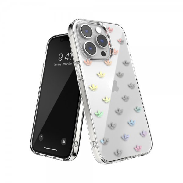 Adidas iPhone 14 Pro Kuori Trefoil Clear Case Läpinäkyvä