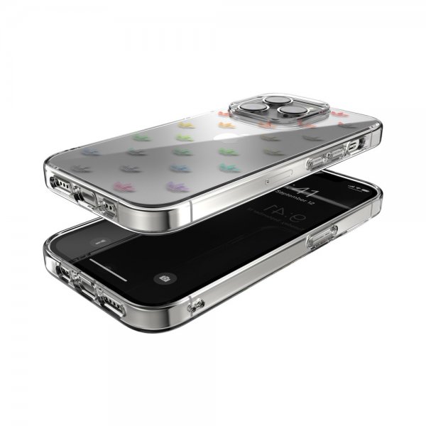 Adidas iPhone 14 Pro Kuori Trefoil Clear Case Läpinäkyvä