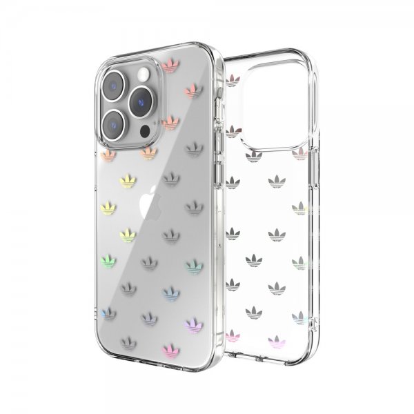 Adidas iPhone 14 Pro Kuori Trefoil Clear Case Läpinäkyvä