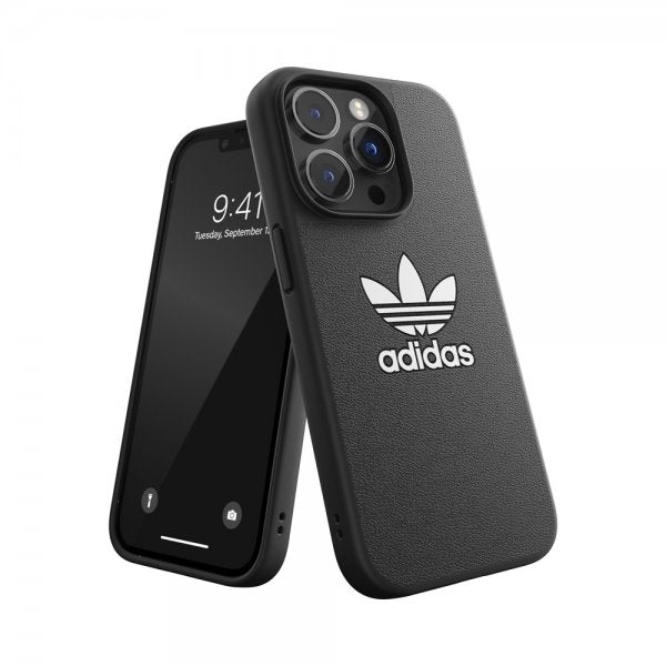 Adidas iPhone 14 Pro Kuori Trefoil Snap Case Musta