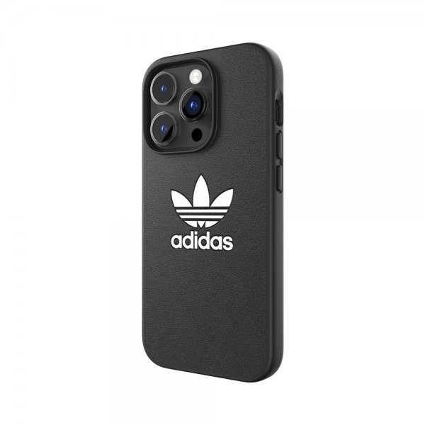 Adidas iPhone 14 Pro Kuori Trefoil Snap Case Musta