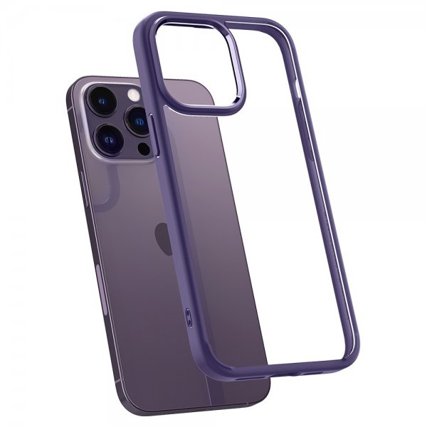 Spigen iPhone 14 Pro -suojakuori Ultra Hybrid Deep Purple