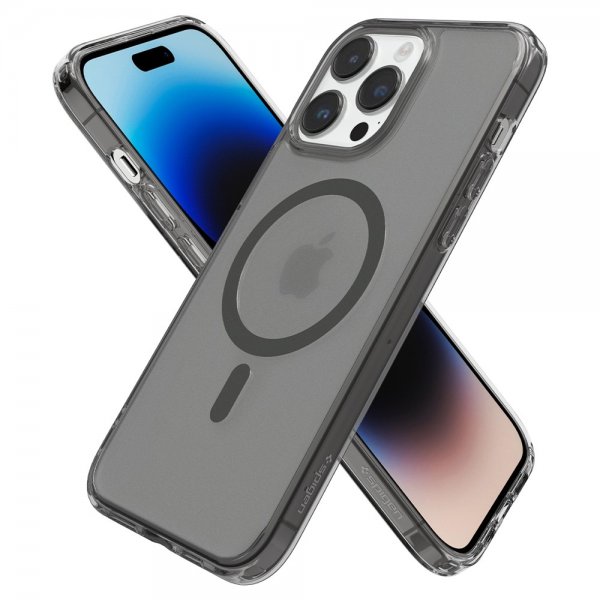 Spigen iPhone 14 Pro -suojakuori Ultra Hybrid MagFit Frost Black