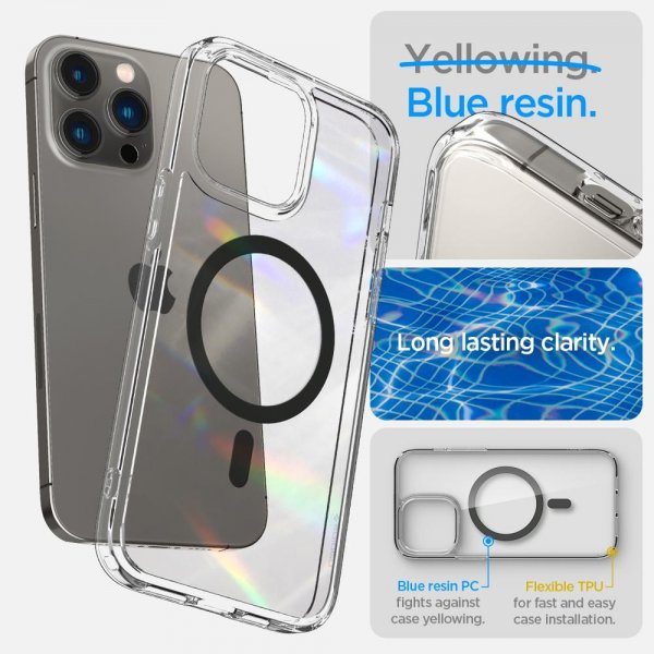 Spigen iPhone 14 Pro Ultra Hybrid MagFit Graphite -suojakuori