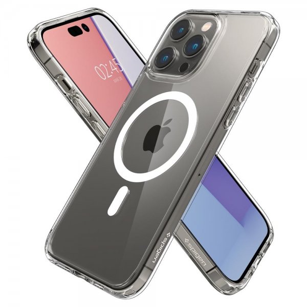 Spigen iPhone 14 Pro Ultra Hybrid MagFit -suojakuori, valkoinen