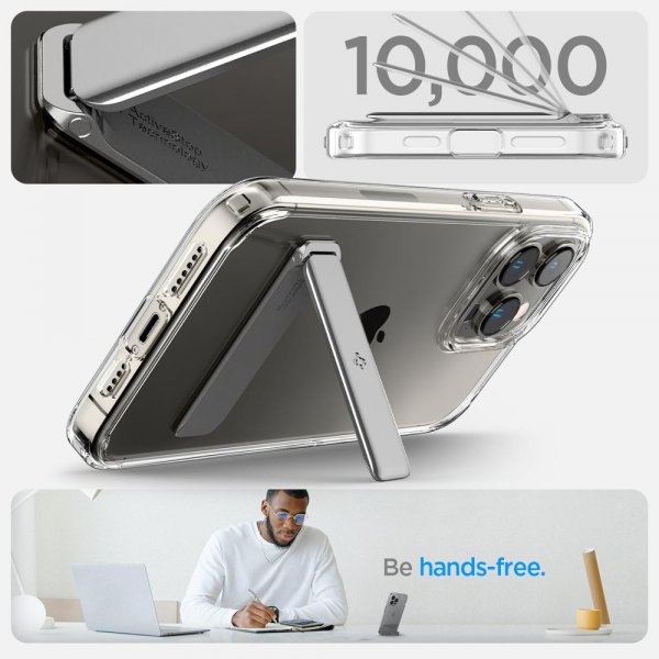 Spigen iPhone 14 Pro -suojakuori Ultra Hybrid S Crystal Clear
