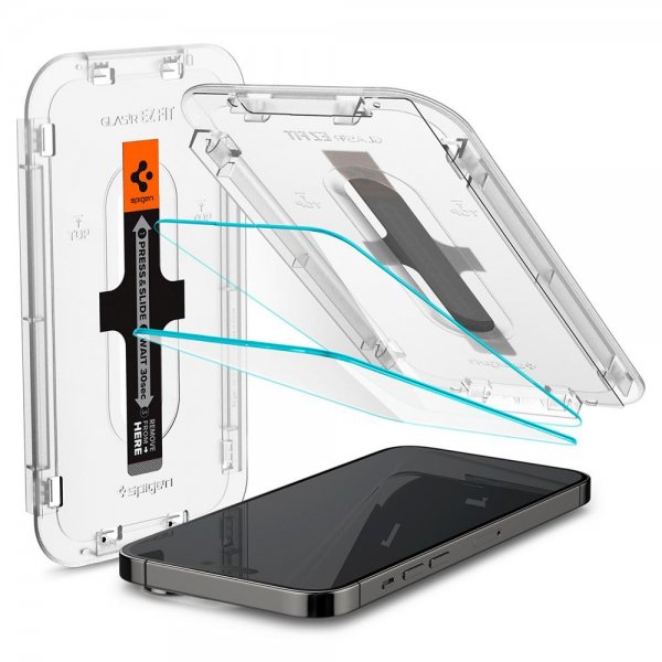 Spigen iPhone 14 Pro Näytönsuoja GLAS.tR EZ Fit 2-pakkaus